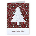 Seed Paper Shape Holiday Greeting Card - Holiday Wishes Tree